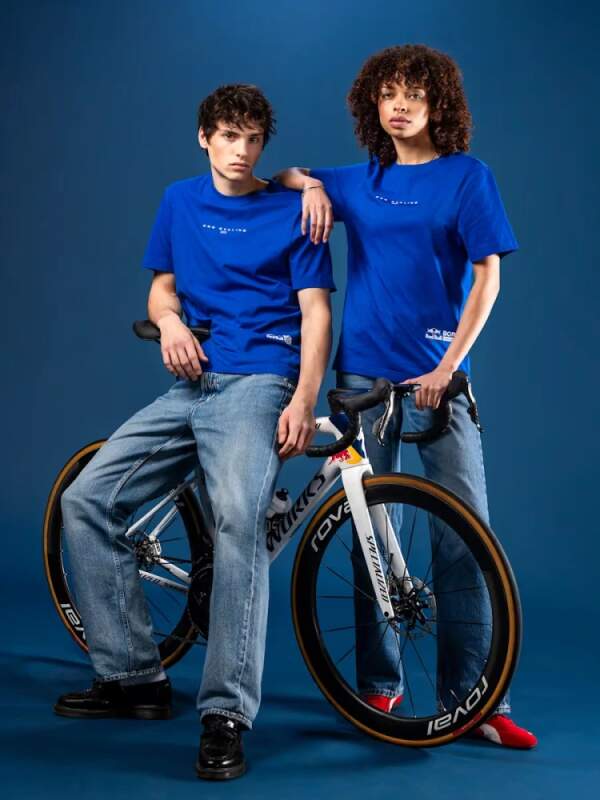 Red Bull Bora Hansgrohe casual T-shirt, blue - PRO CYCLING edition