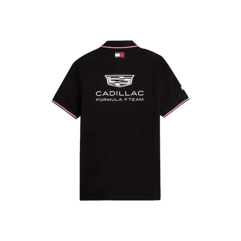 Black Cadillac F1 x Tommy Hilfiger polo shirt - team edition