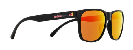 Okulary przeciwsłoneczne Red Bull Spect EARLE czarne z pomarańczowymi soczewkami