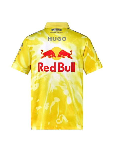 Koszulka polo zespołowa HUGO Visa Cash App Racing Bulls – Miami GP 2026, żółta