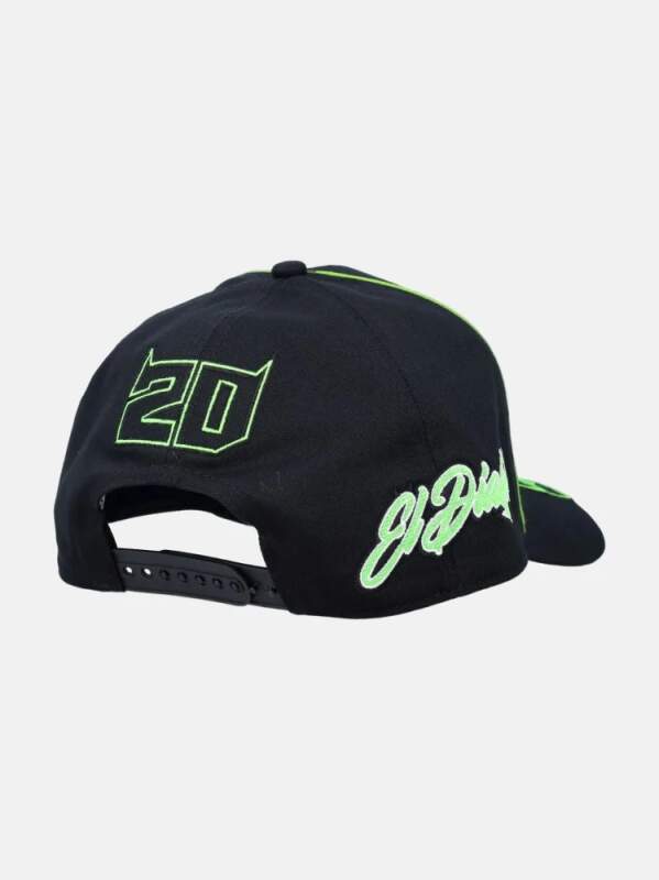 Czapka z daszkiem Fabio Quartararo - Monster Energy z zakrzywionym daszkiem