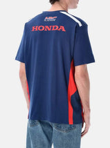 HRC Honda blue fan T-shirt with logo