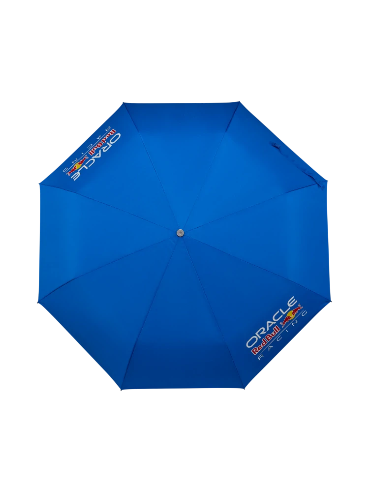 Oracle Red Bull Racing Folding Umbrella with Logo – Blue