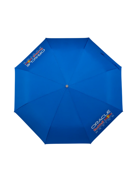 Oracle Red Bull Racing Folding Umbrella with Logo – Blue
