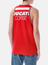 Męski tank top Ducati Corse z logo