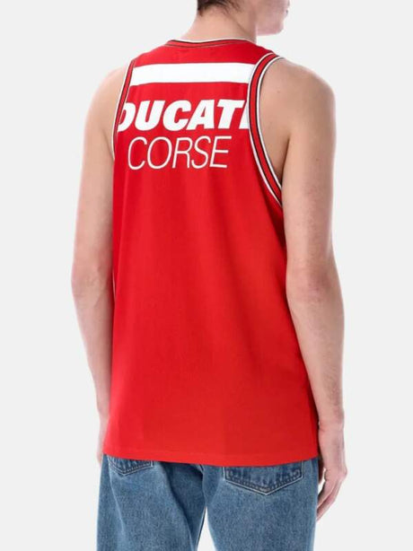 Męski tank top Ducati Corse z logo