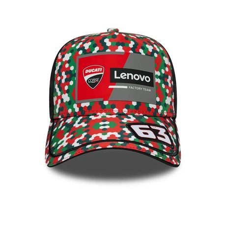 Czapka z daszkiem Ducati Lenovo Team Pecco Bagnaia #63 – edycja Mugello 2026