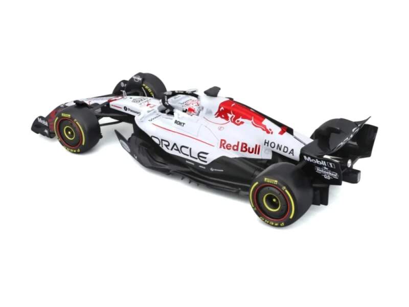 Model Red Bull F1 RB21 Bburago #1 Max Verstappen 2025 zwycięzca GP Japonii
