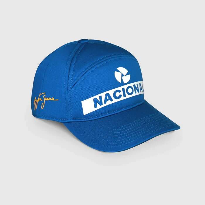 Czapka z daszkiem Ayrton Senna Nacional niebieska