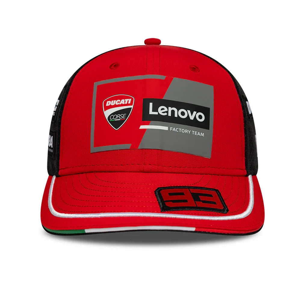 Czapka z daszkiem Ducati Lenovo Team Marc Marquez #93 2026 – czerwona