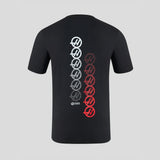 Koszulka Haas F1 Team GRAPHIC z logo – czarna