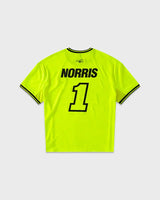 Koszulka Lando Norris LN4 GRANDSTAND #1 – neonowożółta