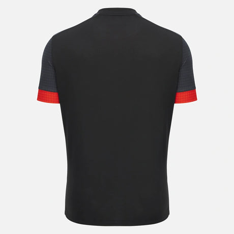 Koszulka sportowa Ducati x Macron z logo – ciemnoszara