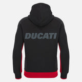 Ducati x Macron Zip Hoodie with Logo – Black