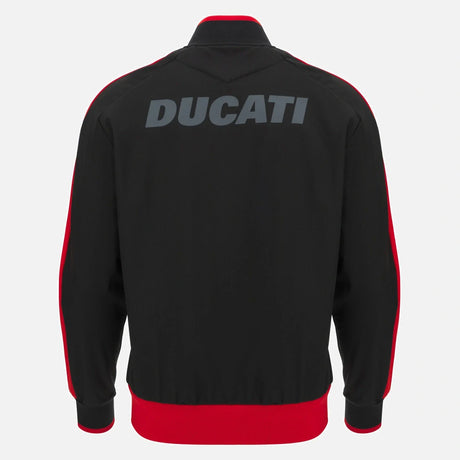 Kurtka softshell Ducati x Macron z logo – czarna
