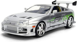 Jada Fast & Furious Brian's Toyota Supra 1995 Model 1:24 – 25th Anniversary Silver