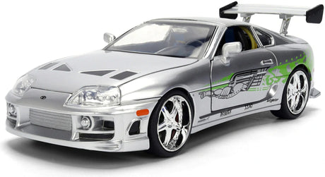 Jada Fast & Furious Brian's Toyota Supra 1995 Model 1:24 – 25th Anniversary Silver