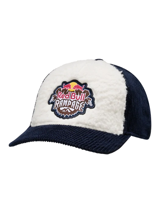 Czapka z daszkiem Red Bull Rampage FLEECE – kremowo-granatowa