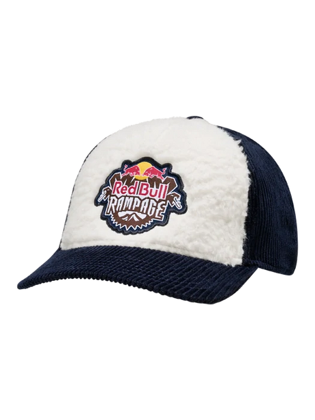 Czapka z daszkiem Red Bull Rampage FLEECE – kremowo-granatowa