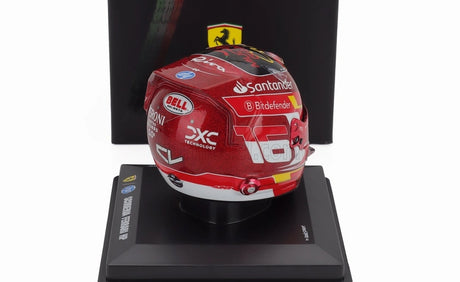 Model kasku LookSmart Charles Leclerc 1:5 – SF Abu Zabi 2024