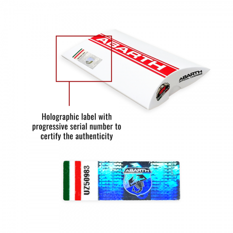 Abarth BAND carbon keyring