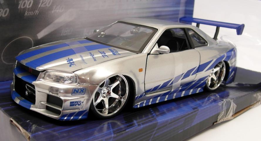Model Szybcy i wściekli Nissan Skyline R34 2002
