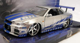 Model Szybcy i wściekli Nissan Skyline R34 2002