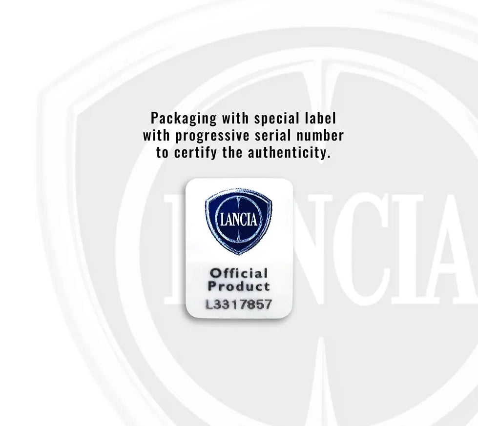 Lancia Cap with Embroidered Logo – White