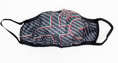 Maseczka Alfa Romeo Carbon czarna, produkt oficjalny
