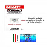 Logo ABARTH 3D zewnętrzne