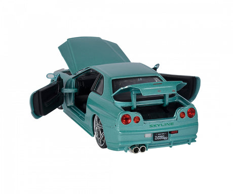 Fast & Furious Nissan Skyline GT-R34 Brian's 2002 grey model