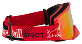 Gogle motocrossowe Red Bull Spect STRIVE S czerwone z czerwoną szybą