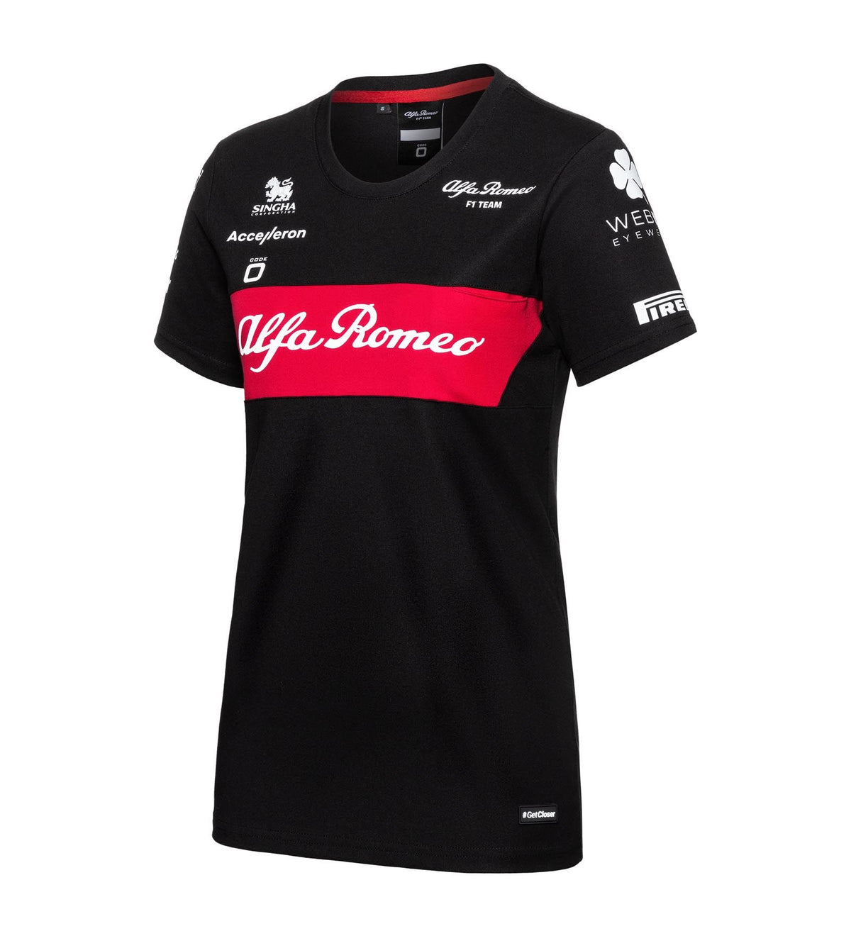 Alfa Romeo F1 Team women's team T-shirt black