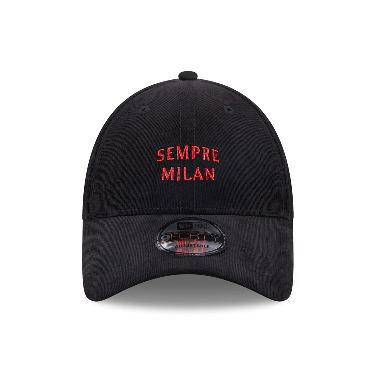 Czapka z daszkiem AC MILAN 9forty SEMPRE MILAN czarna