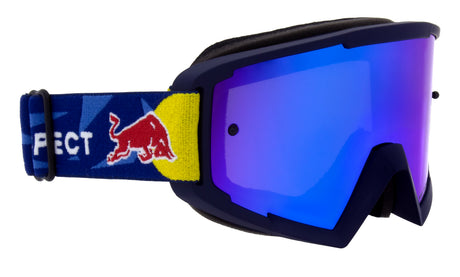 Gogle motocrossowe Red Bull Spect WHIP niebieskie z niebieską szybą