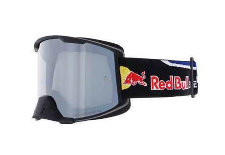 Gogle motocrossowe Red Bull Spect STRIVE czarne ze srebrną szybą