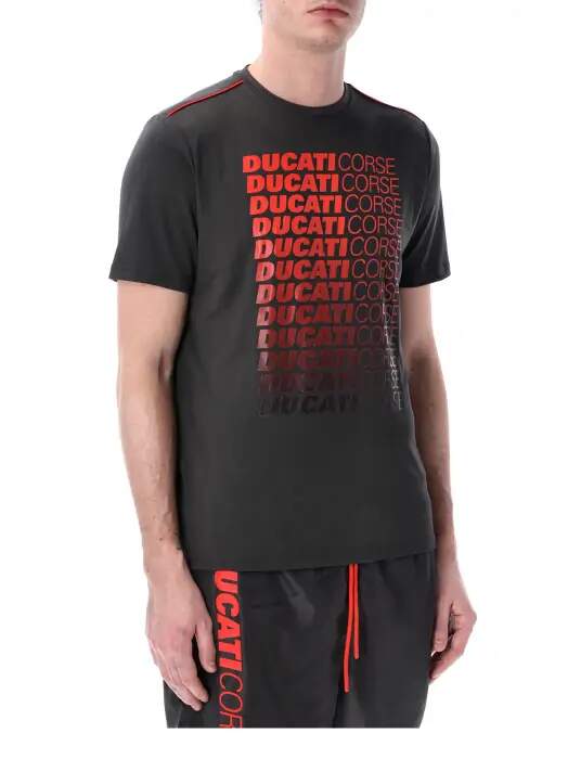 Koszulka kibica Ducati Corse ciemnoszara DUCATI