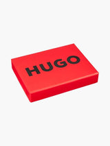 HUGO leather card holder – Visa Cash App RB black