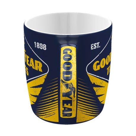 Ceramiczny kubek Goodyear z motywem