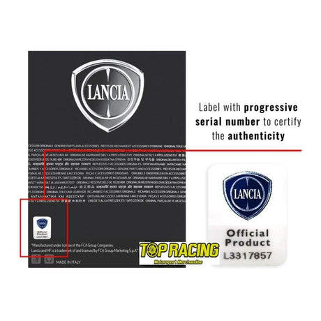 Naklejka Lancia 3D LOGO na przednią maskę
