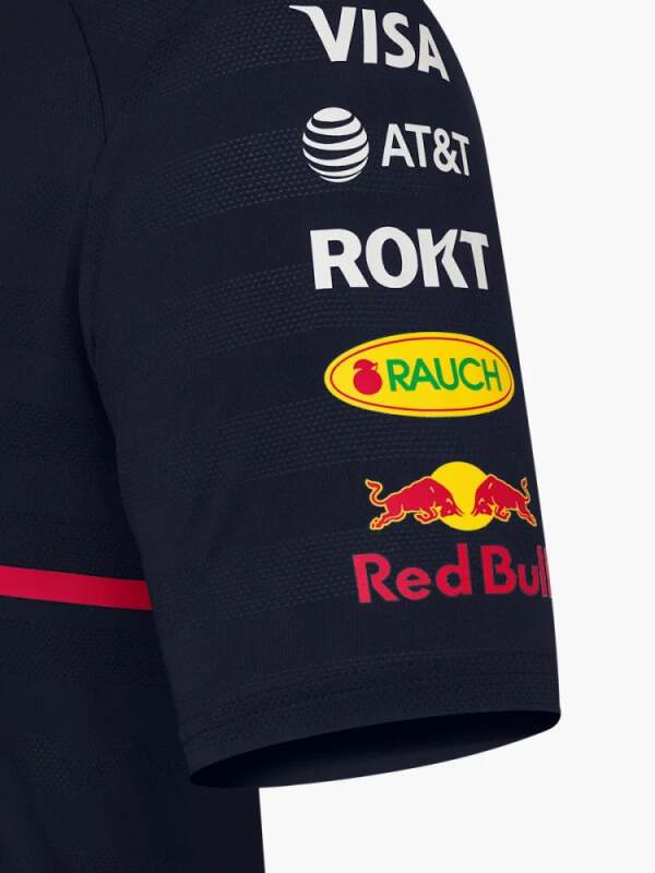 Oracle Red Bull Racing team T-shirt with sponsor logos