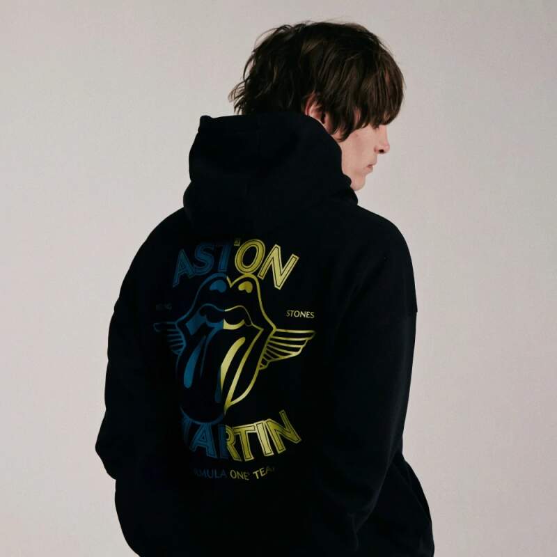 Aston Martin F1 Team fan sweatshirt, Rolling Stones edition