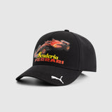Scuderia Ferrari F1 Cap with Car Print – Black