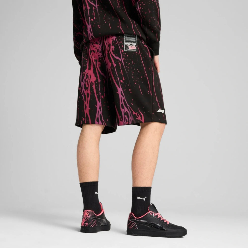 Puma Formula 1 Splash Shorts – Black/Pink