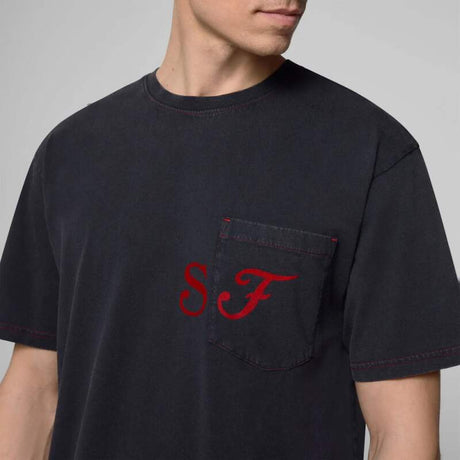 Koszulka casual Scuderia Ferrari F1 czarna GRAPHIC
