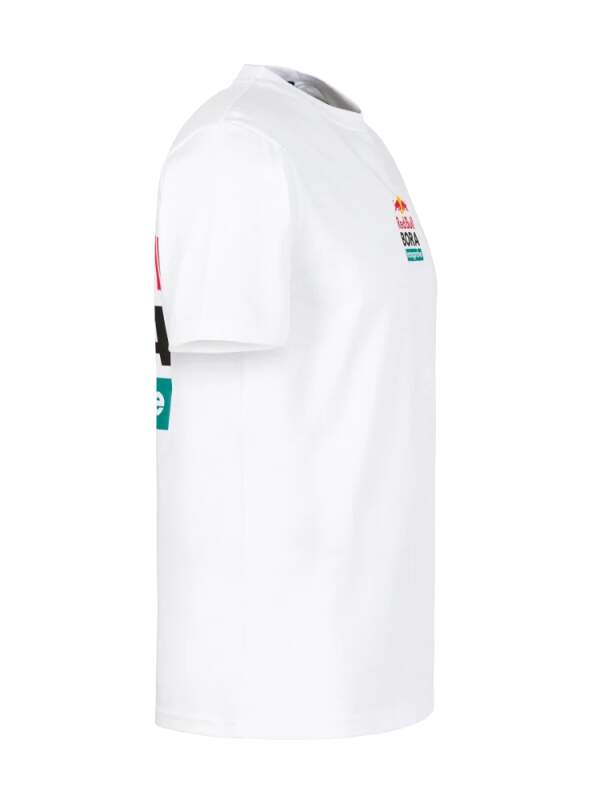Red Bull Bora Hansgrohe fan T-shirt white with logo