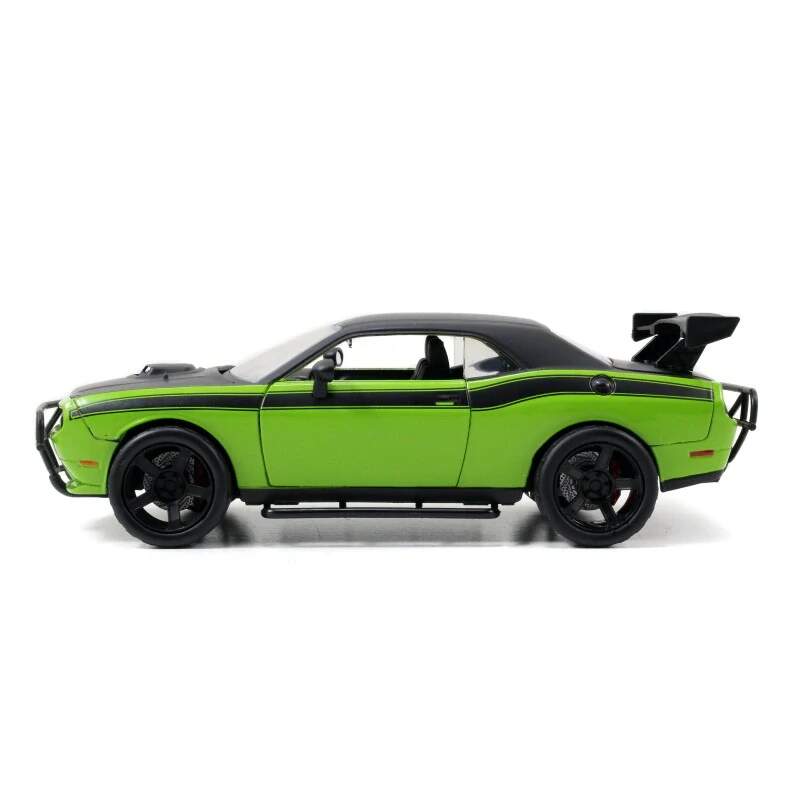 Model Szybcy i wściekli Dodge Challenger SRT8 off road 1:24 zielono-czarny