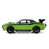Model Szybcy i wściekli Dodge Challenger SRT8 off road 1:24 zielono-czarny