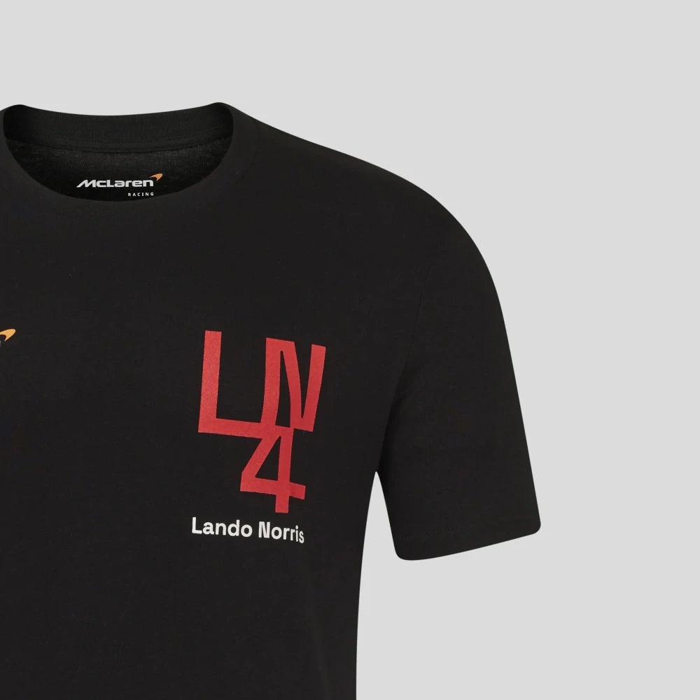 Koszulka McLaren F1 Lando Norris LN4 – czarna
