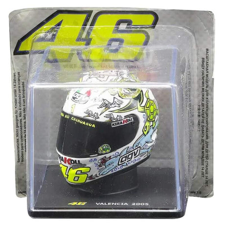 Model kasku MotoGP Valentino Rossi Valencia 2005